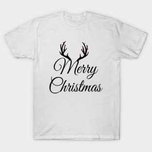 Red light Matching Merry Christmas T-Shirt